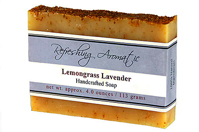 NATURAL HANDCRAFTED SOAP -LEMONGRASS LAVENDER